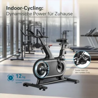 Hometrainer Fiets met 32 Weerstandsniveaus en App-Bediening | Perfect voor Thuis Workout