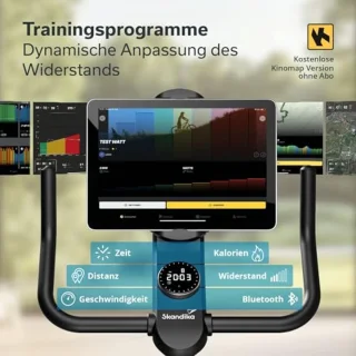 Hometrainer Fiets met 32 Weerstandsniveaus en App-Bediening | Perfect voor Thuis Workout