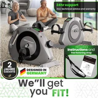 Mini-bike voor thuisgebruik, compacte hometrainer voor armen en benen, ideaal voor senioren