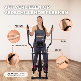 Elliptische Trainer met 8 Weerstanden en LCD-display