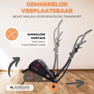 Elliptische Trainer met 8 Weerstanden en LCD-display