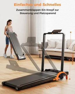 2-in-1 Opvouwbare Loopband