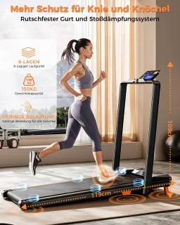 2-in-1 Opvouwbare Loopband