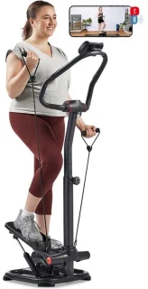 2-in-1 power stepper met weerstandsbanden en stuur