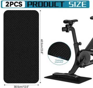 2 vloerbeschermingsmatten voor fitnessapparaten