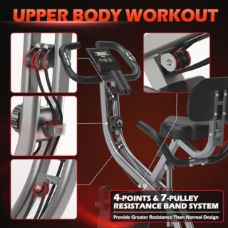 3-in-1 Vouwbare Ergometer Oefenfiets