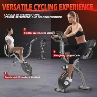 3-in-1 Vouwbare Ergometer Oefenfiets