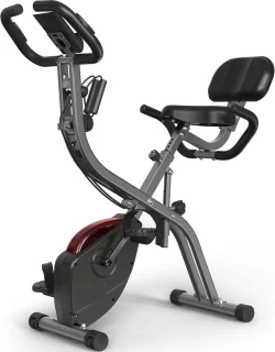 3in1 Fitnessfiets Hometrainer Inclapbaar Zwart