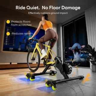 4pcs rocker plate feet, indoor cycling snap rocker feet adapter, portable bike trainer - ShopVlot