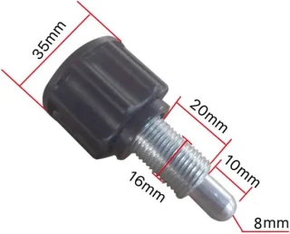 5 stks M16 instelbare knop pop pin hometrainer onderdelen