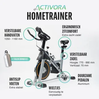 Activora Hometrainer 10 kg vliegwiel