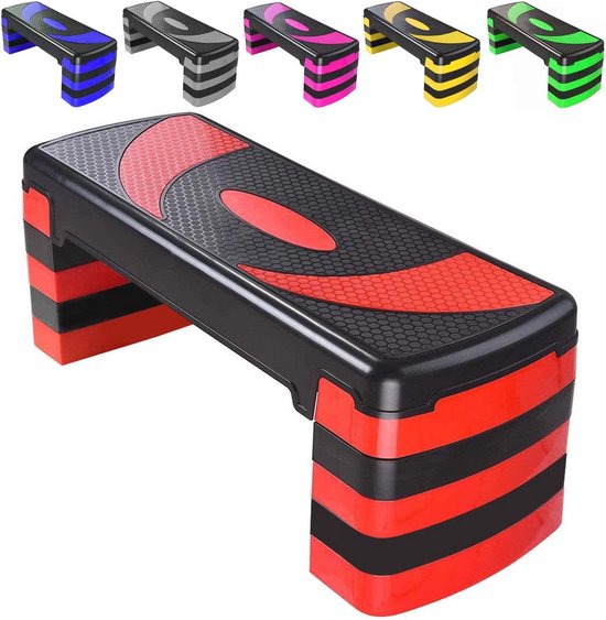 Aerobe Verstelbare Stepper Antislip Cardio Fitness