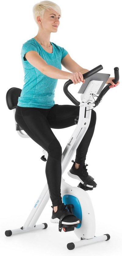Air Bike Hometrainer Ergometer Opvouwbaar 8 kg Vliegwiel
