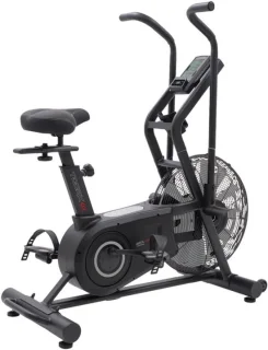 Airfietstrainer met lcd-console en draadloze hartslagmeting