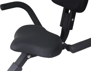 AJ-Sports Desk Bike Stoelfiets met Rugleuning en LCD Scherm