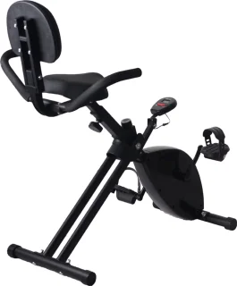 AJ-Sports Desk Bike Stoelfiets met Rugleuning en LCD Scherm
