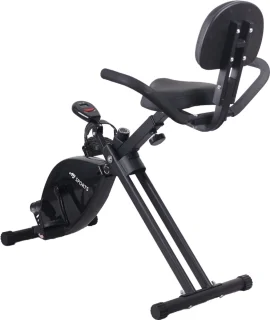 AJ-Sports Desk Bike Stoelfiets met Rugleuning en LCD Scherm