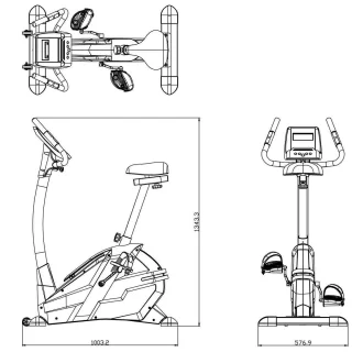 AM-3i hometrainer ergometer fitnessfiets