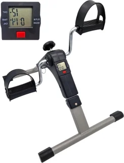 Arm en beentrainer pedaltrainer 29 kg zwart