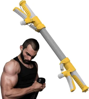 Armtrainer krachtrainer 55 cm geel