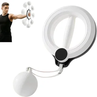 Armtrainer ring - hand crank trainer - wit