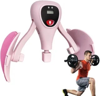 Bekkenbodem- en dijbeentrainer – Fitnessapparaat (Roze)