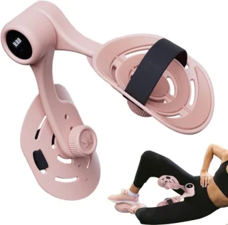 Bekkenbodem- en dijtrainer - Thuisfitnessapparaat - Roze