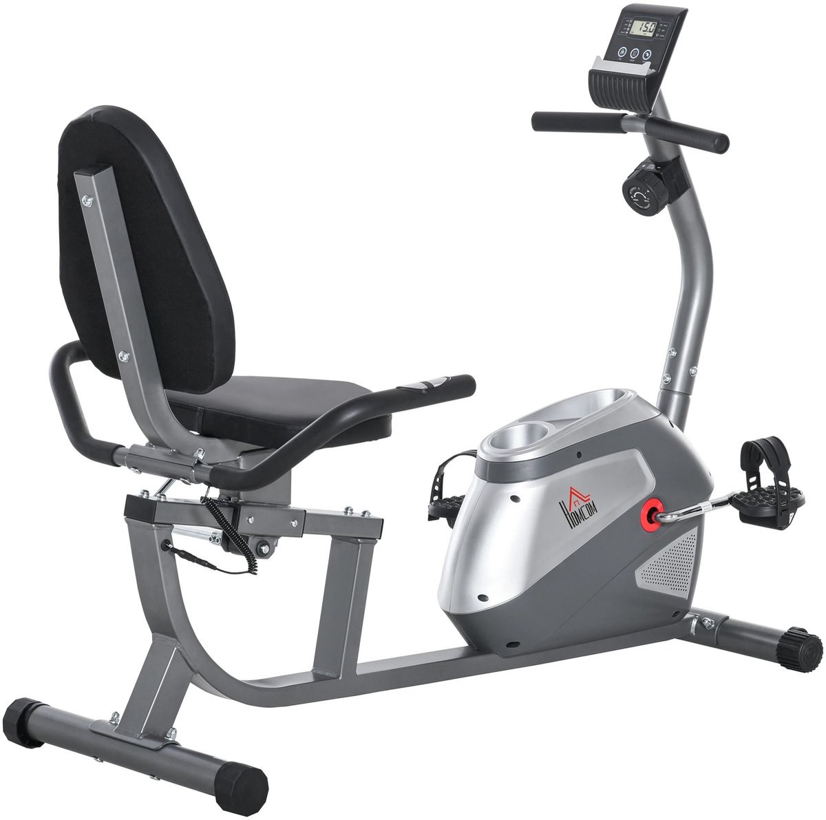 De BellissiBo® Hometrainer met Rugleuning en LCD-scherm in één oogopslag