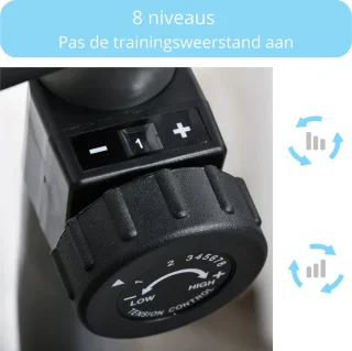 BellissiBo® Hometrainer met Rugleuning en LCD-scherm