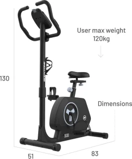 Bodytone DU30 Hometrainer met Bluetooth
