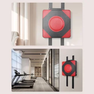 Boksdoel wandmontage 30 cm rood