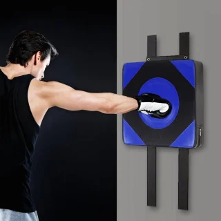 Boksdoel wandmontage voor volwassenen 30 cm blauw