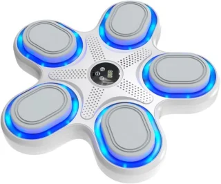 Boksmachine met muziek - smart bokstrainer - wit