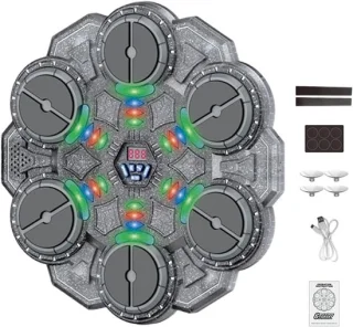 Boksmachine Muziek Bokstrainer 34 x 335 cm Donkergrijs