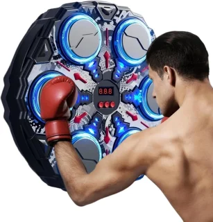 Boksmachine Slagtrainer (Wandmontage) - Zilver