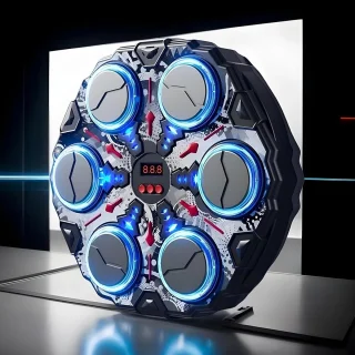 Boksmachine Slagtrainer (Wandmontage) - Zilver