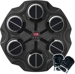 Boksmachine Stootmuur 346x35 cm Zwart