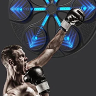 Boksmachine trainingsapparaat (wandmontage) - Zwart 39x38x18 cm