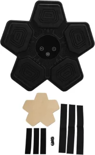 Boksmachine Wandbokstrainer 35x35 cm Zwart