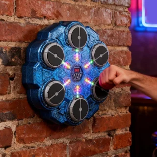 Boksmachine wandmontage 335x365 cm - Blauw
