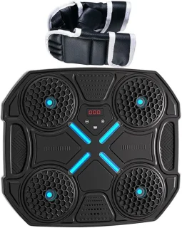 Boksmuziekmachine Stoottrainer 32x28 cm Zwart