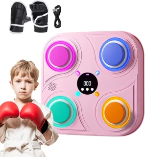 Bokspad Muziek - Wandmontage 32 cm - Roze