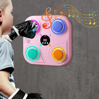 Bokspad Muziek - Wandmontage 32 cm - Roze