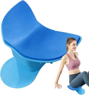 Bovenbeen kniebuiging trainer blauw