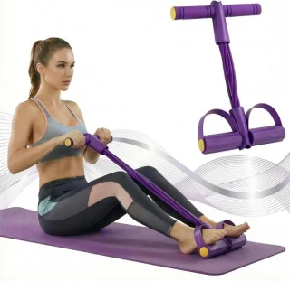 Buiktrainer met pedalen - Paars