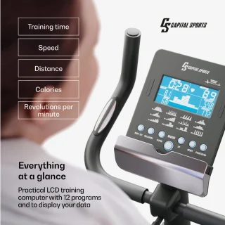 Capital Sports Crosstrainer Hometrainer Zwart