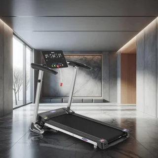 Compacte elektrische loopband
