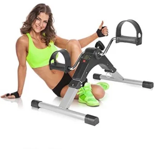 Compacte hometrainer met LCD-display