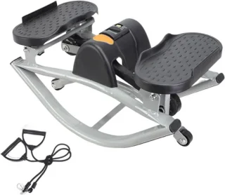 Compacte stepper - been trainer - zwart