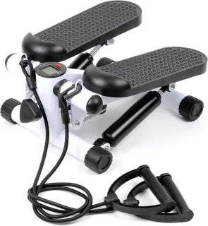 Compacte stepper met trainingsbanden